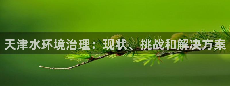 凯发k8ag旗舰厅真人平台|天津水环境治